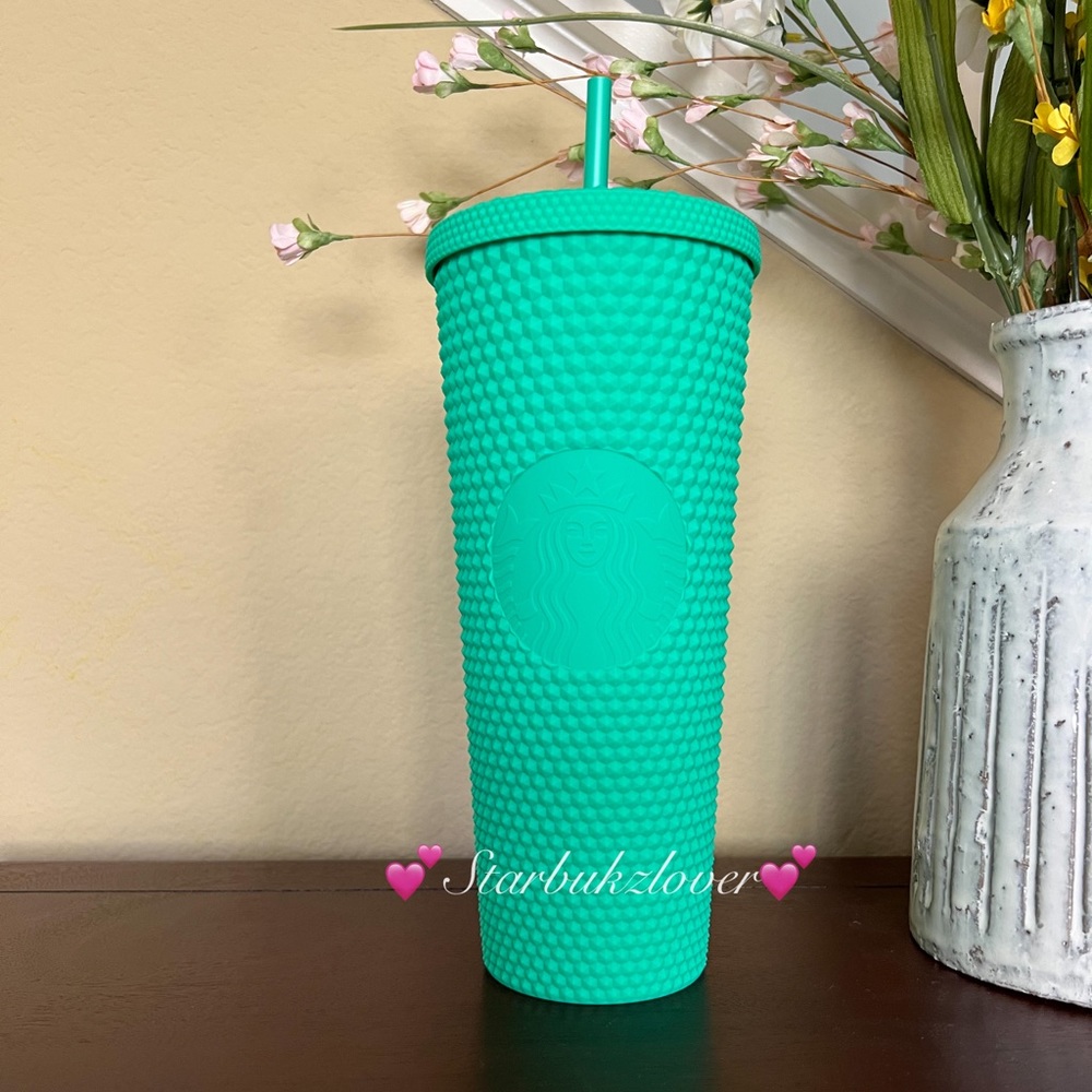 Starbucks 2022 Mexico Green Studded Tumbler